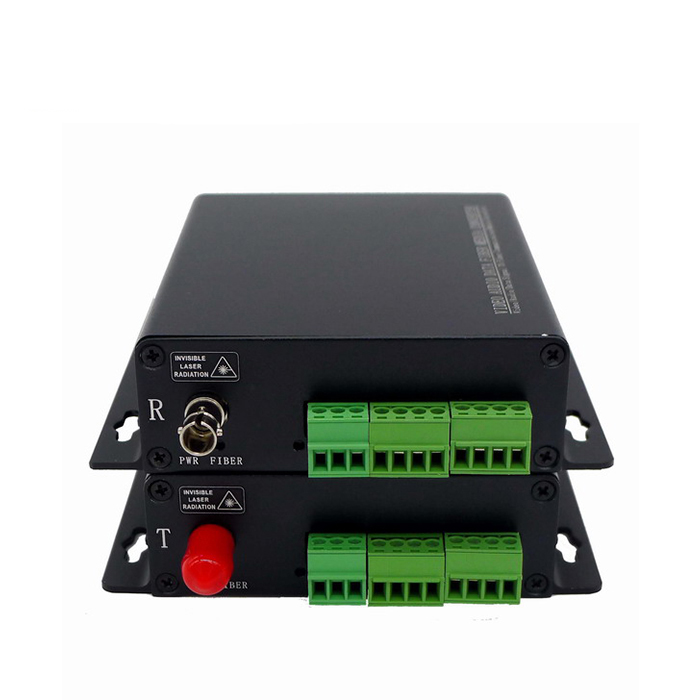 - (Unbalanced) Contact Closure to Fiber optic cable